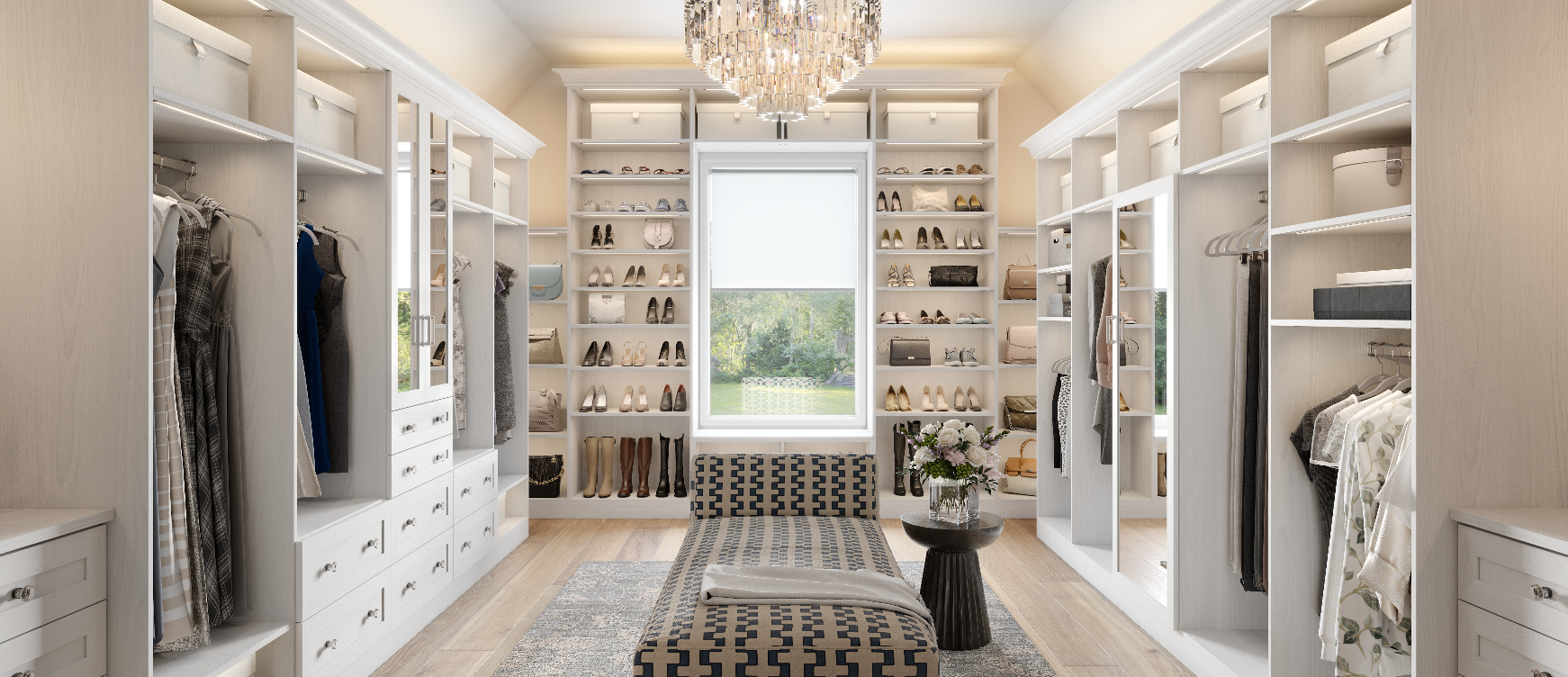 California Closets upgraded home closet space